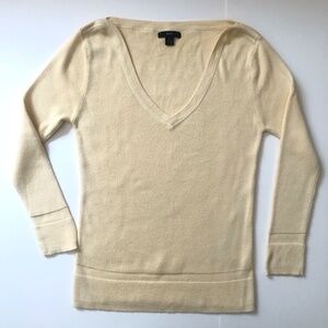 Butter Yellow V-Neck Sweater by Gap